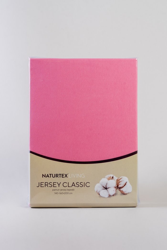 Jersey matt rózsaszín lepedő 70x140 cm