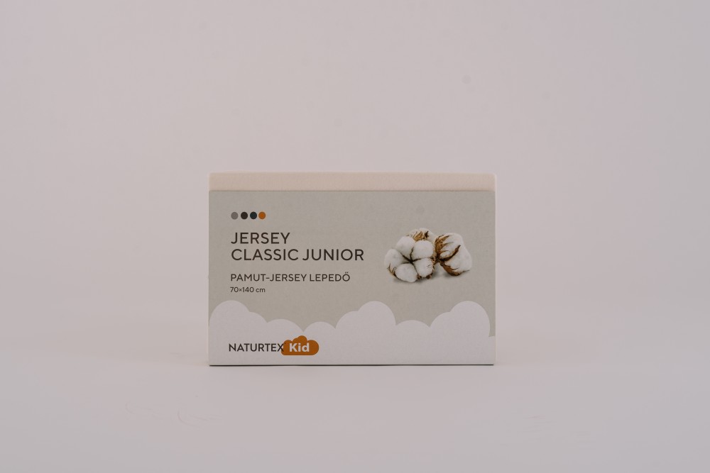 Jersey vanília lepedő 70x140 cm