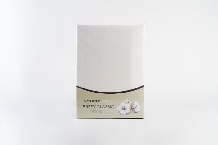 Jersey vanília lepedő 140-160x200 cm