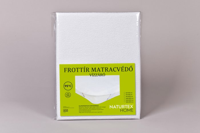 Frottír matracvédő PVC borítással 90x200 cm