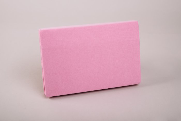 Jersey világos rózsaszín lepedő 70x140 cm