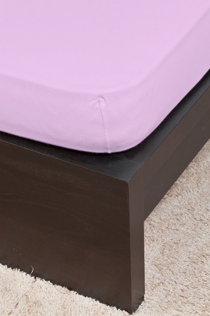 Jersey orchidea lila lepedő 140-160x200 cm