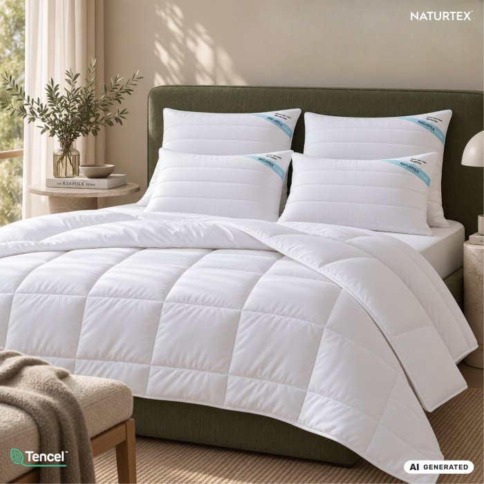 Lyocell paplan 140x200 cm - 600 g 140x200 70% TENCEL™ Lyocell, 30% újrahasznosított poliészter - Naturtex