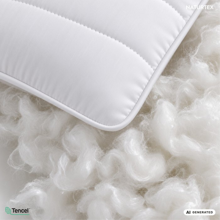  Lyocell kispárna 40x50 cm 40x50 Borító: 100% TENCEL™ Lyocell <br>Mag: 100% újrahasznosított poliésztergolyó - Naturtex