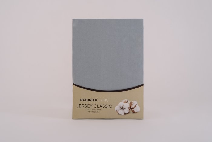 Jersey grafit szürke lepedő 80-100x200 cm