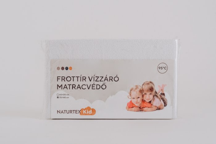 Frottír matracvédő PVC borítással 70x140 cm