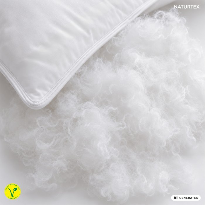 VEGAN DOWN KISPÁRNA 40X50 CM 40X50 CM  100% poliészter Technical Down - Naturtex